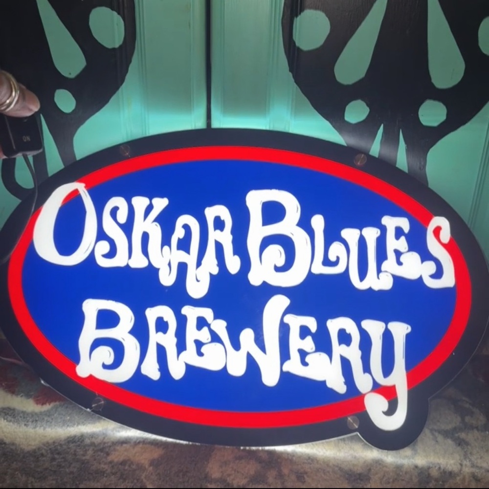 Oskar Blues Brewery Sign